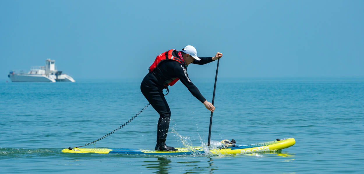 Supper tijdens een langere tocht op open water